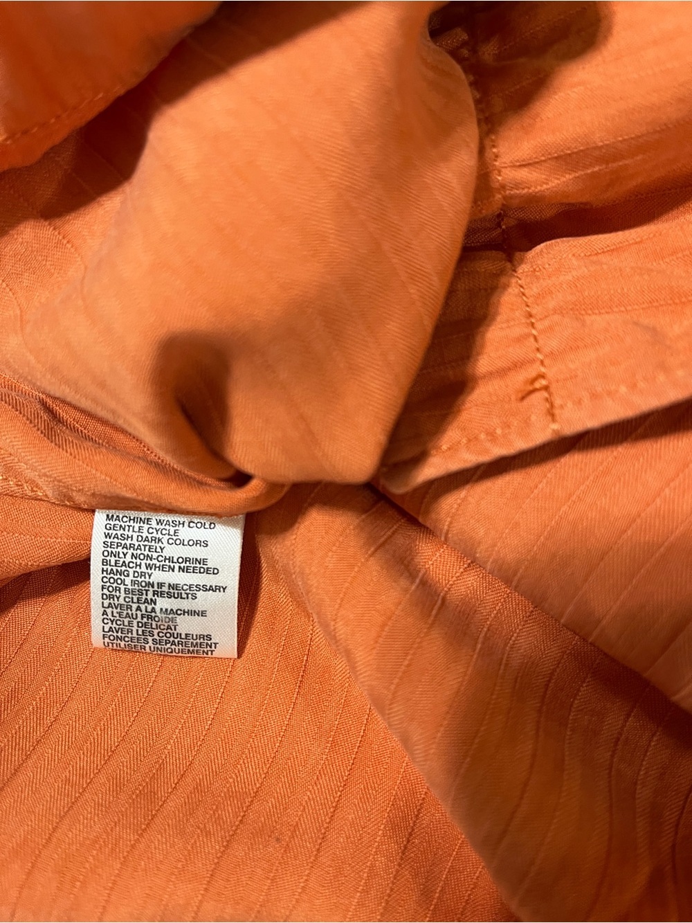 Tommy Bahama 100% Silk Camp Shirt Men 2XT Salmon Orange Short Sleeve Resort Wear - Picture 10 of 13